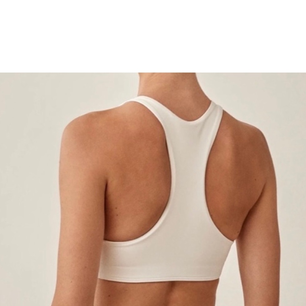 REFORMATION Gwen Ecomove Bra WHITE XS - Picture 2 of 5